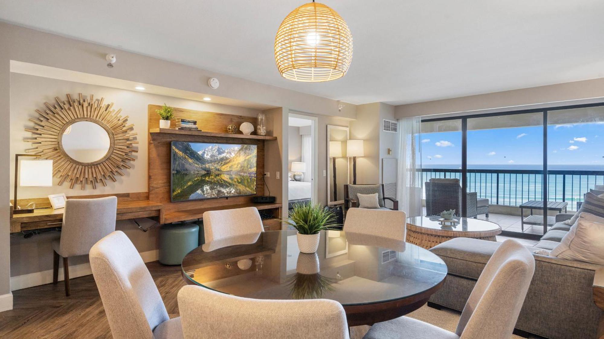 Luxury Oceanfront 2 Bedroom Apartment At Waikiki Beach Tower โฮโนลูลู ภายนอก รูปภาพ